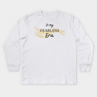 In my fearless era Kids Long Sleeve T-Shirt